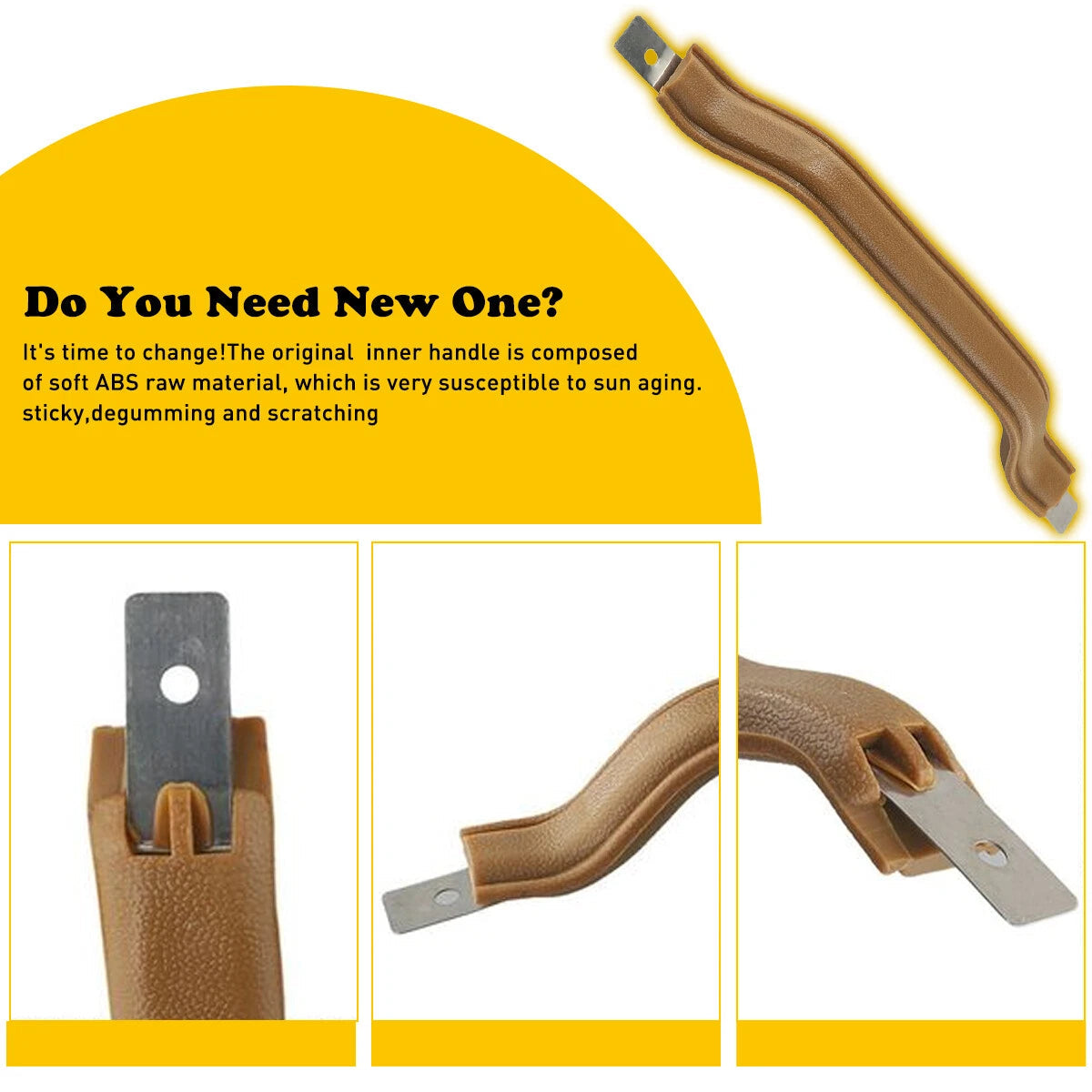 FOR Interior Door Handle Strap Pull for Jeep CJ and Wrangler YJ 55009801K EOA 6B93BC-57