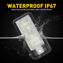 2Pcs For Audi A4 A6 A8 2004-2012 Xenon White LED License Number Plate Light EOA 6B93BC-57