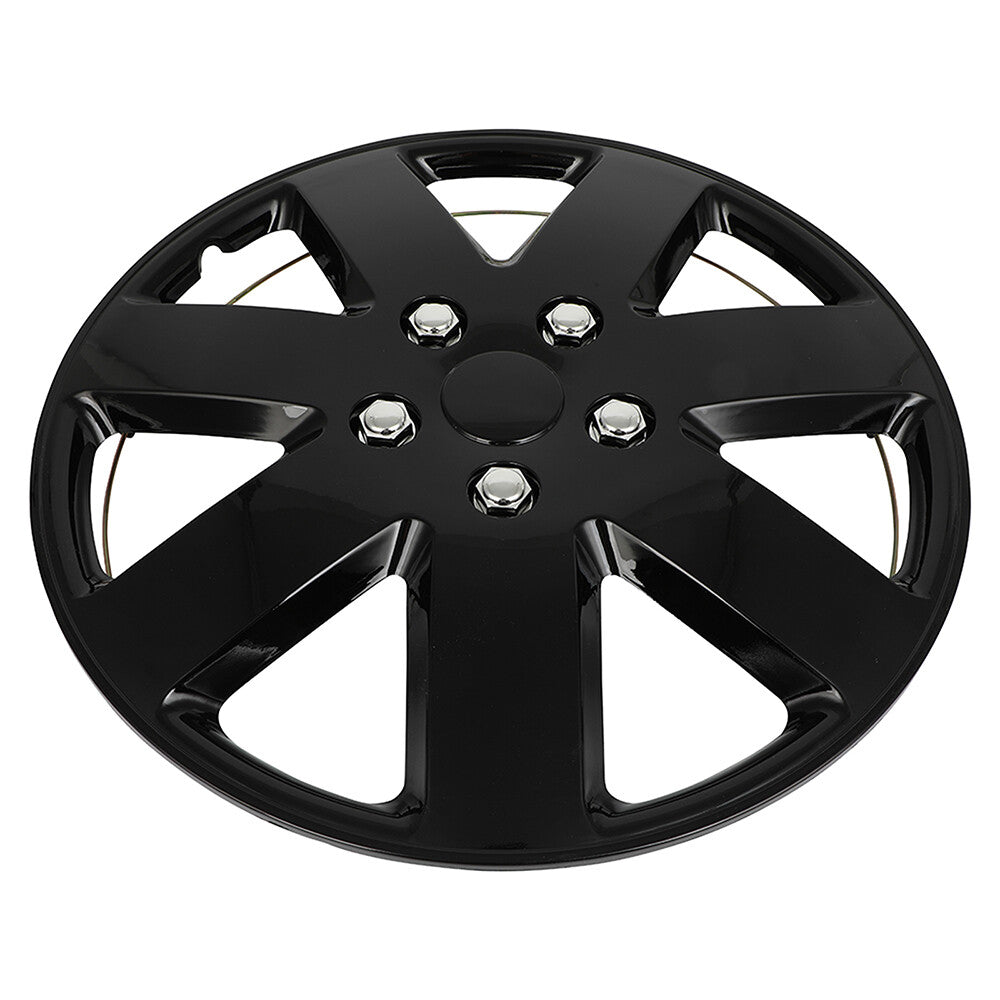 ECCPP 4X Wheel Hub Caps Snap On Silver Rim Covers For R16 Tire 5 Lug Wheel 16" ECCPP