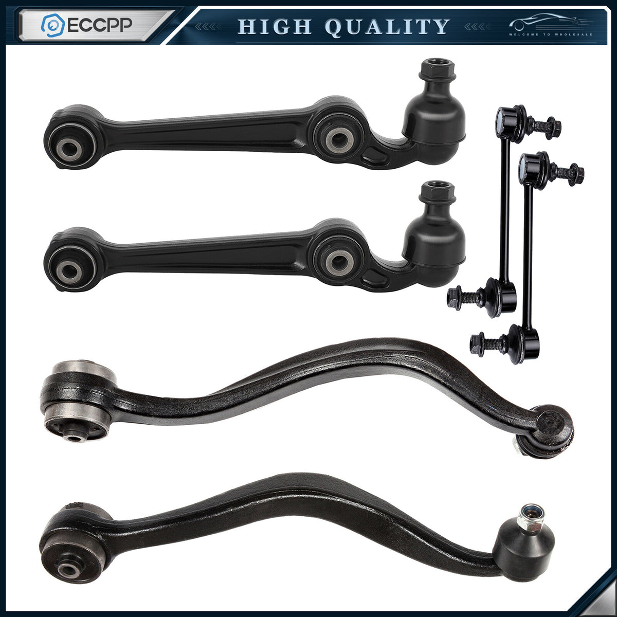 Front Lower Control Arm Ball Joint Sway Bar For 2010-12 Ford Fusion Lincoln MKZ