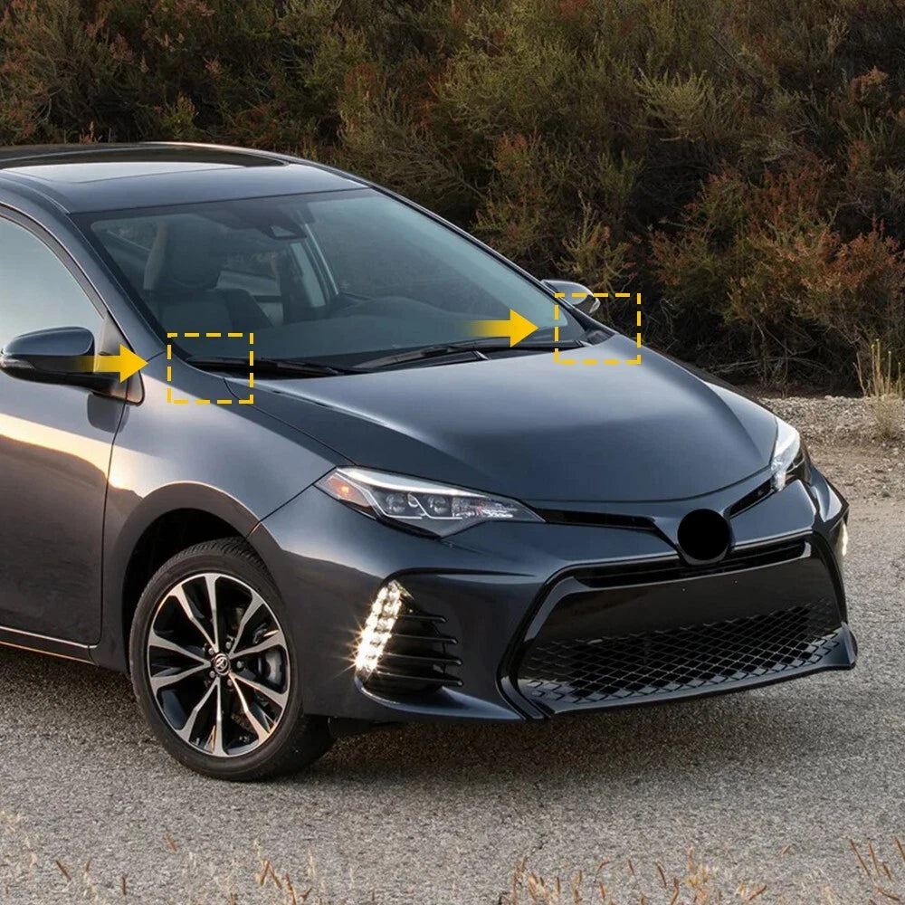 Windshield Wiper Cowl Extension Trim Hood Side Seal Fits 14-19 Toyota Corolla LE 6B93BC-57