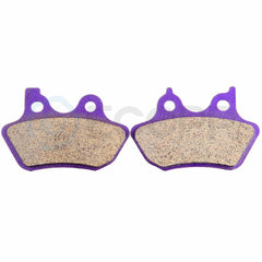 2 Pair Brake Pads Rear For Harley-Davidson EFI FLSTFI Fatboy 01-06 Carbon Fiber 6B93BC-57