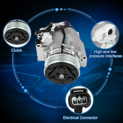 ECCPP AC A/C Compressor Fits Honda Civic 1.8L 2012 2013 2014 2015 6B93BC-57