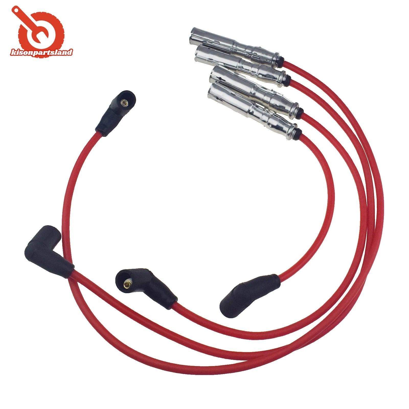 Spark Plug Wire Set For VW Beetle Bora Golf GTI Jetta 2.0L SOHC 27588 144054 6B93BC-57