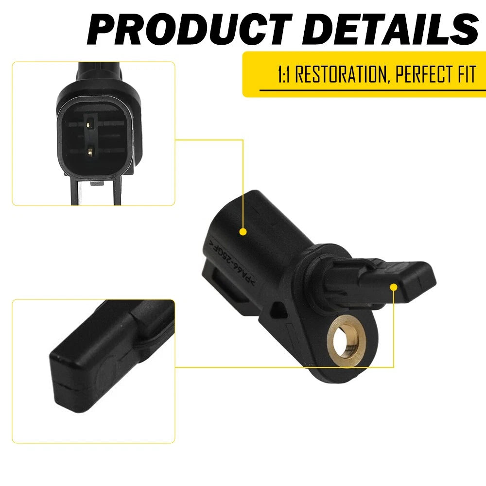 2X ABS Speed Wheel Sensor Front Left Right For VOLVO C30 C70 S40 S60 S80 V50 V70 6B93BC-57