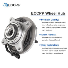 2 Pcs Wheel Hub Bearings Assembly Front For Ford F-150 Expedition 4WD 6 Lug Only KOEEP