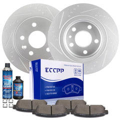 Rear Disc Rotors + Brake Pads for Buick Encore Chevy Cruze Limited Sonic Trax 6B93BC-57