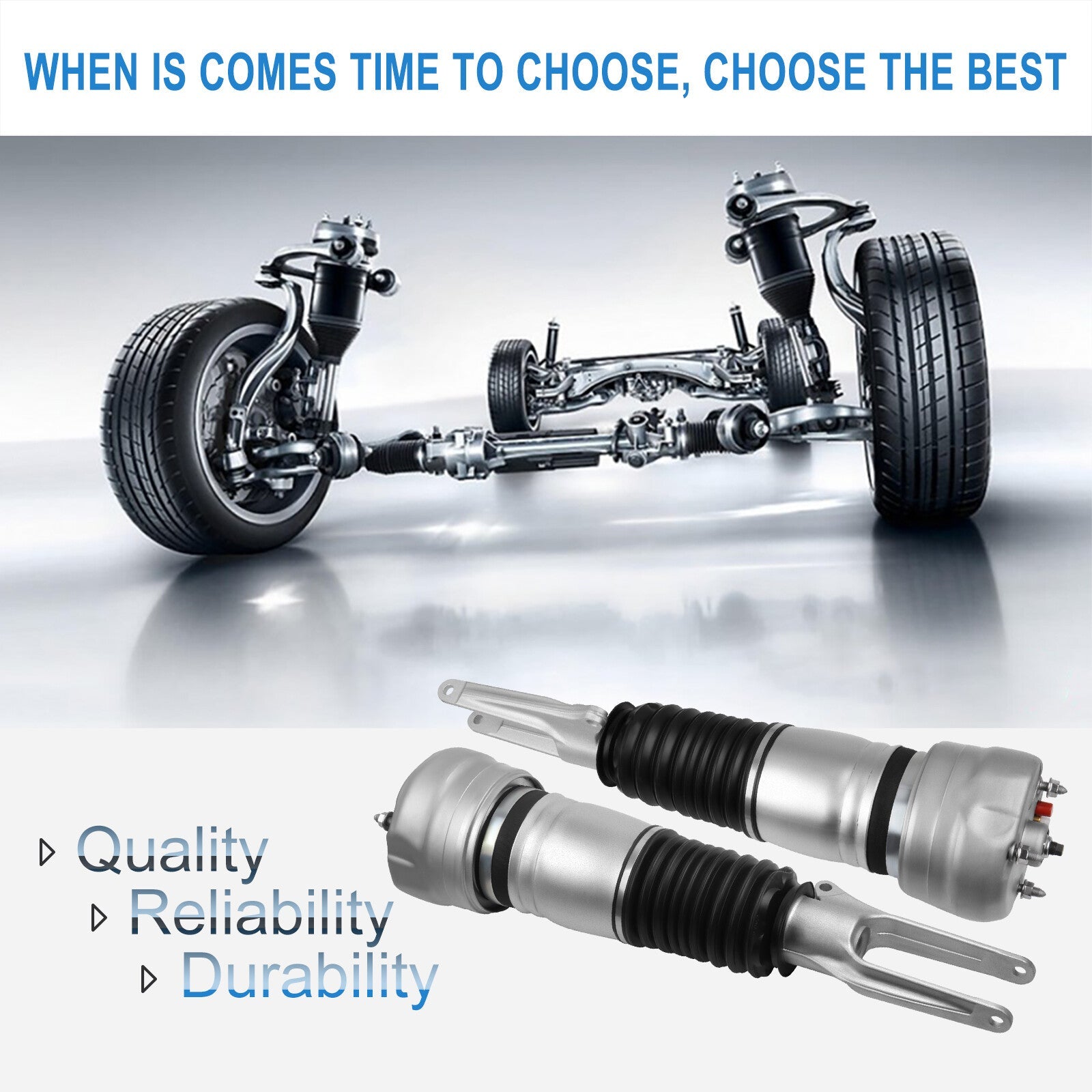 For Porsche Panamera GTS Turbo S 4S 2010-2013 Front Air Suspension Shocks Pair 6B93BC-57