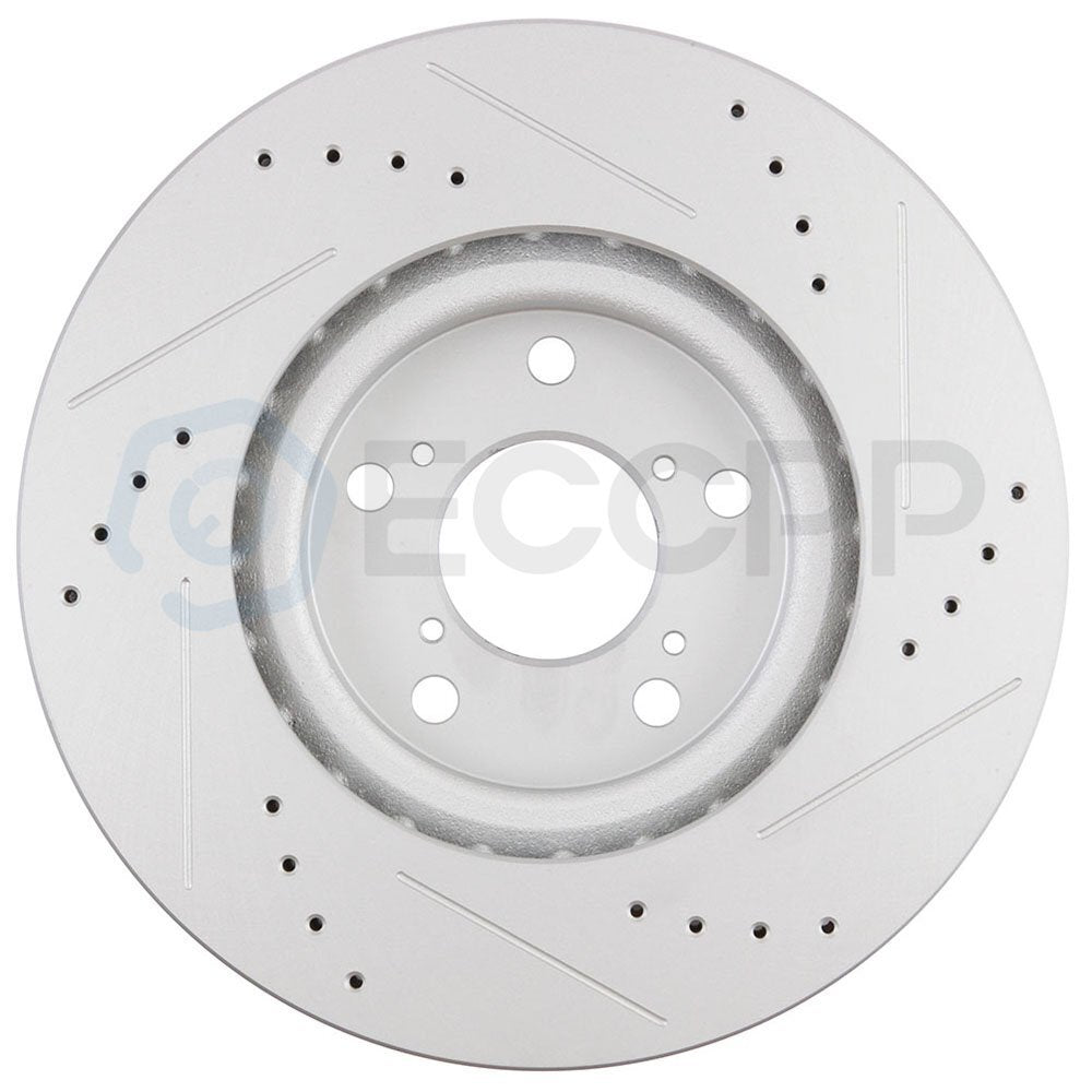 Front Disc Brake Rotors Ceramic Brake Pads for 2011 2012 2013 2014 Honda Odyssey 6B93BC-57