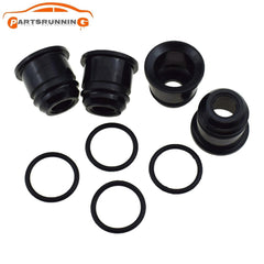 For Toyota Tacoma 2RZ 2.4L 3RZ 2.7L 1995-2004 4x Fuel Injector Nozzles ＆ O-Rings 6B93BC-57
