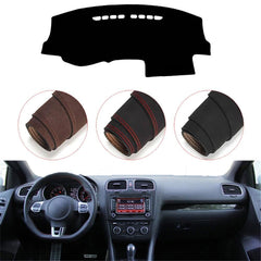 Console Dashboard Suede Mat Protector Sunshield Cover Fit For VW Golf 6 GTI MK6