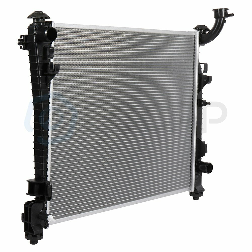 Radiator For 2011-2019 Dodge Durango Jeep Grand Cherokee with Oil Hose Clamp Kit 6B93BC-57