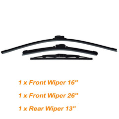 Front and Rear Windshield Wiper Blade For Honda CRV Toyota RAV4 1504360 1505116 6B93BC-57
