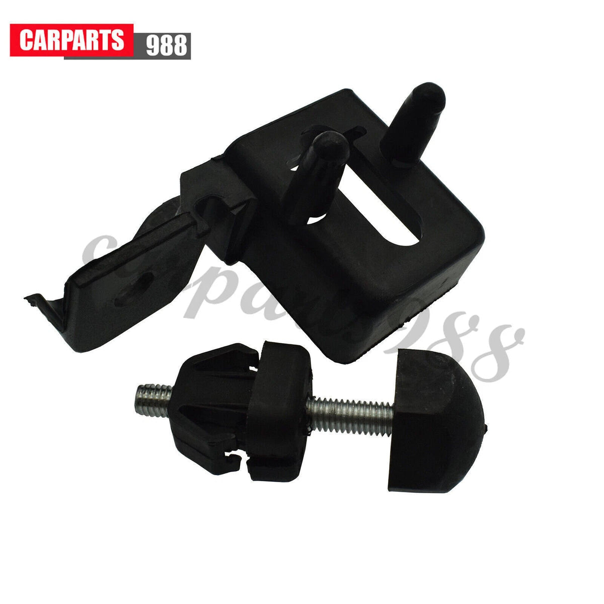 Right Side Hood Bumper Stopper & Bracket For 2013-2016 Ford Fusion Lincoln MKZ 6B93BC-57