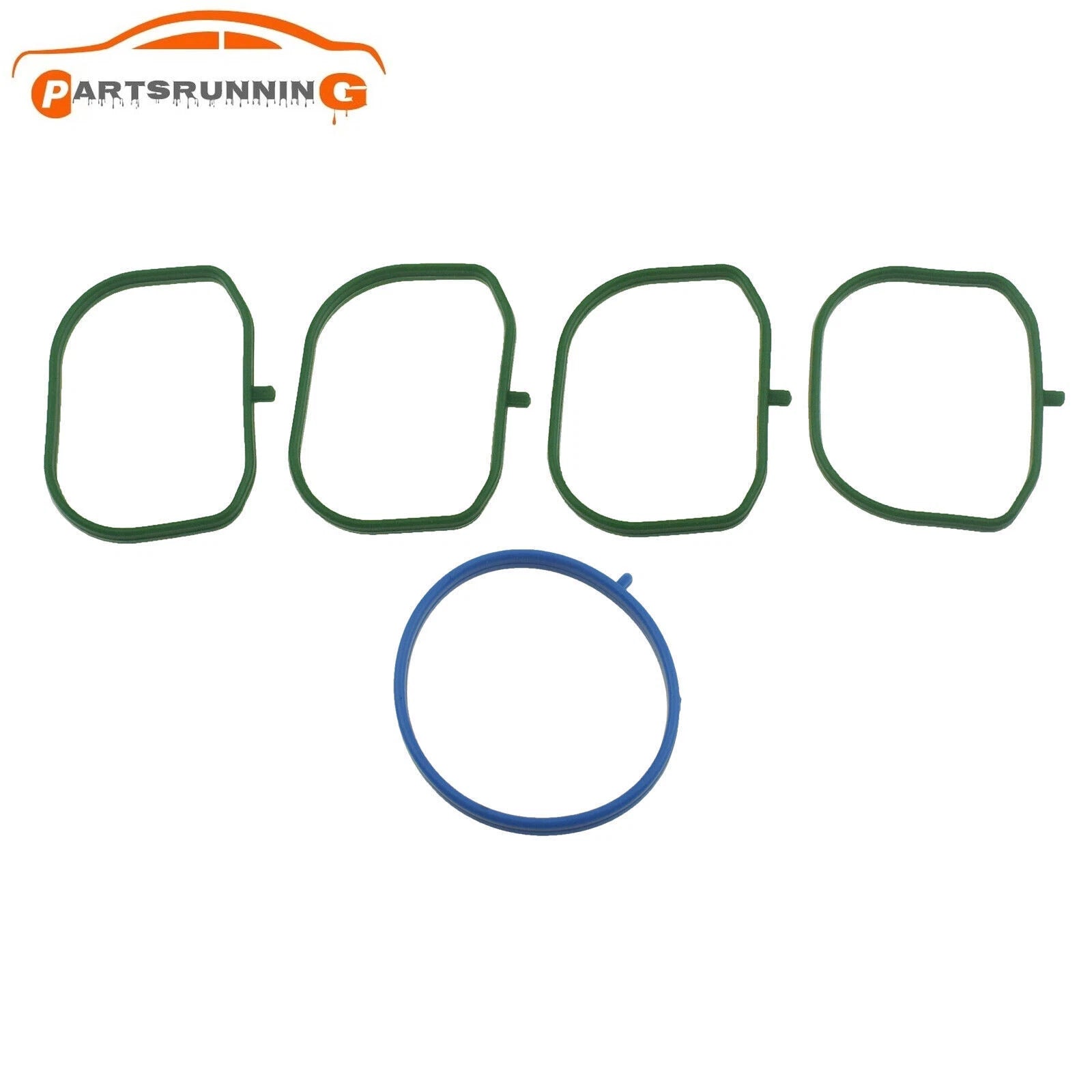 4PCS Intake Manifold Gasket W/ Valve Gasket Set For Mazda 3 5 6 2.0 2.3 GG GH 6B93BC-57