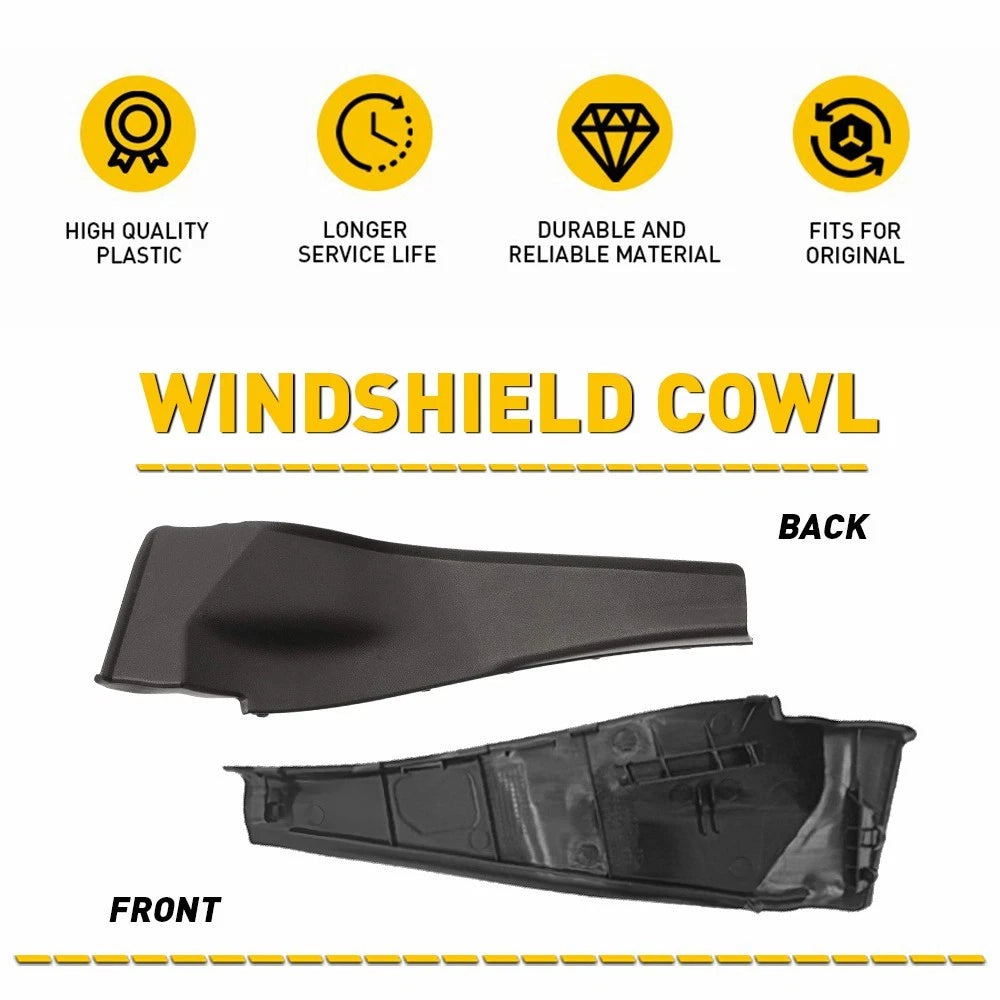 1Pair Corner Windshield Wiper Cowl Cover 66894-3TA0A for Altima Nissan 2013-2016 6B93BC-57
