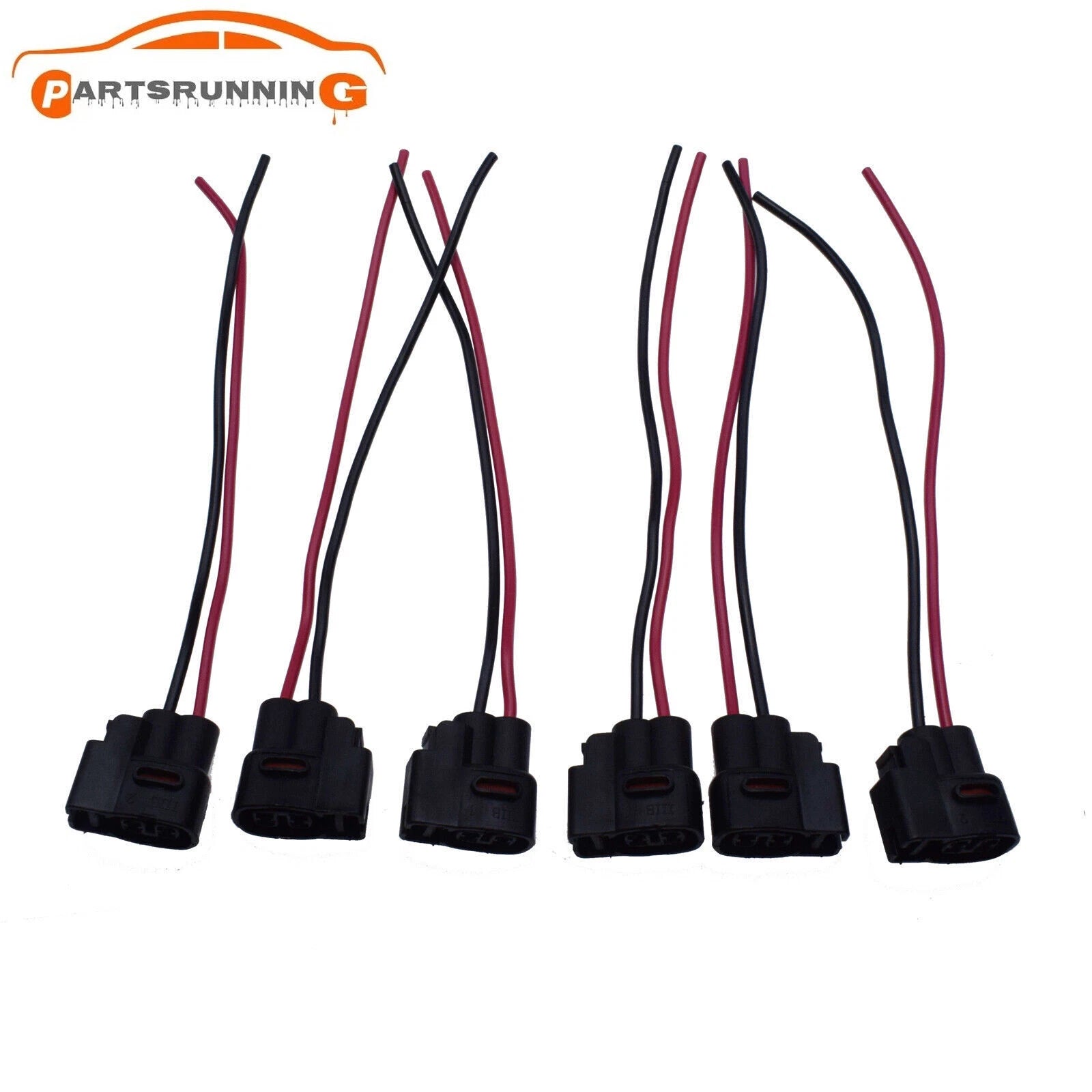 6PCS Ignition Coil Connector Harness Wire Pigtail For Chrysler Dodge Plymouth V6 6B93BC-57