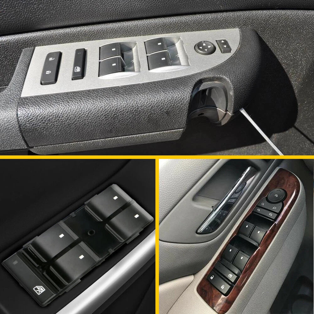 4-Door Window Switch for 07-13 Chevrolet Silverado 1500 Driver Master Power USEA 6B93BC-57
