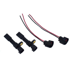 4pcs Wheel Speed Sensor W/ Plugs Rear LH RH For Jeep Wrangler JK Liberty Dodge 6B93BC-57