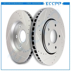 Front Brake Discs Rotors For Dodge Grand Caravan Ram C/V Volkswagen Routan 6B93BC-57