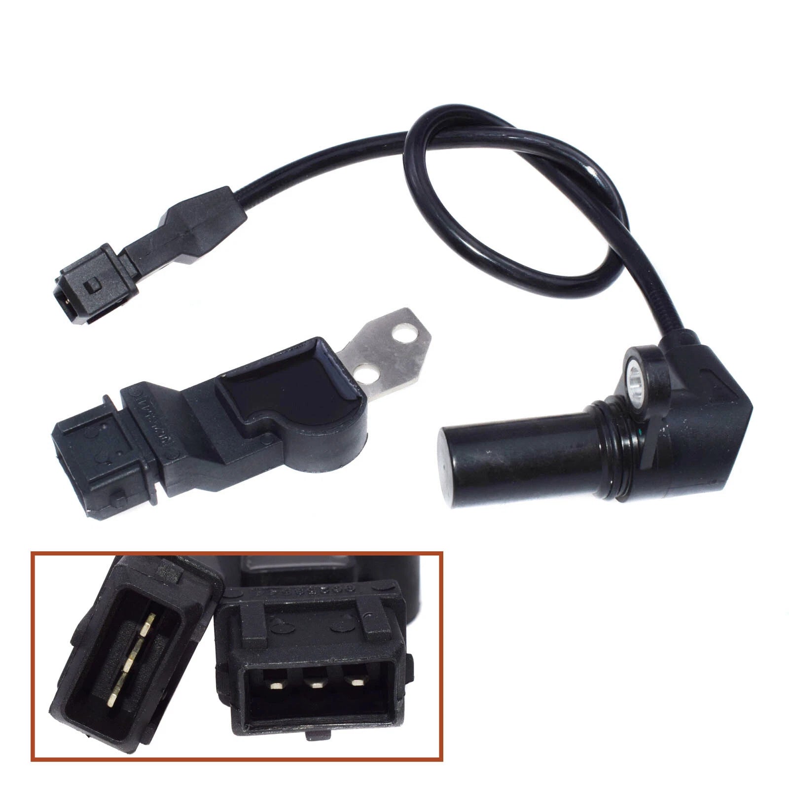2PCS Crankshaft Position Sensor For AVEO AVEO5 WAVE WAVE5 96253542 96253544 6B93BC-57