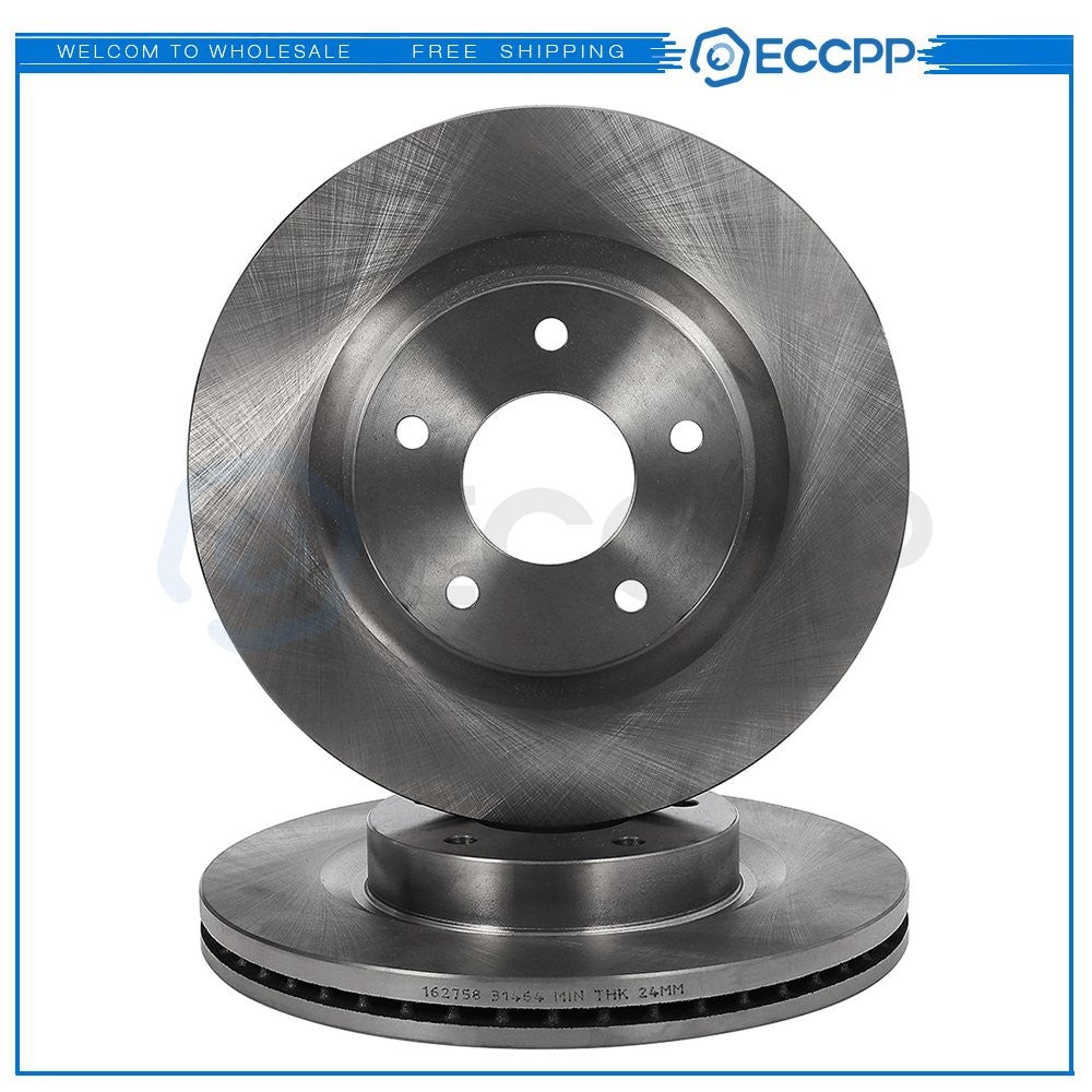 2 Front Brake Rotors For Nissan Altima 2.5L 3.5L 2007-2013 6B93BC-57