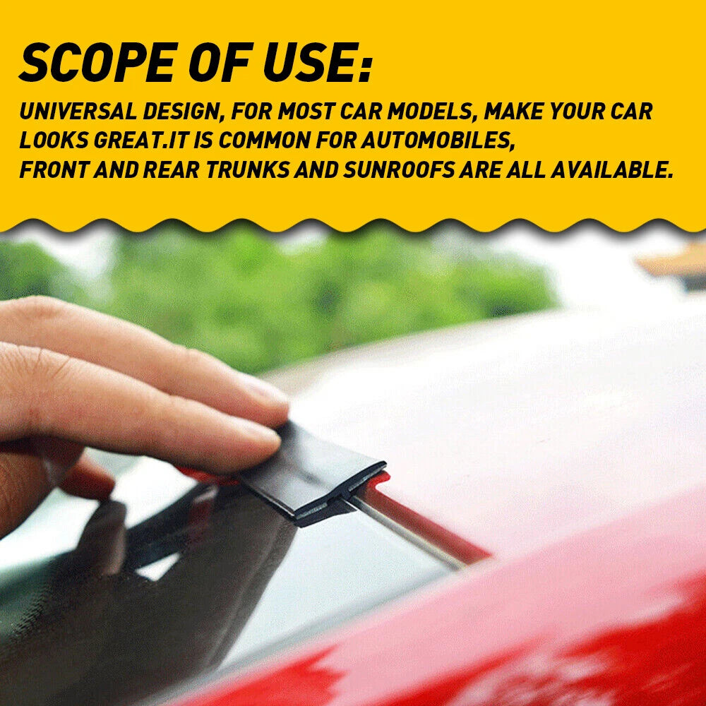 4M 13FT Rubber Seal Strip Weather Trim Car Front Rear Windshield Sunroof Edge US 6B93BC-57