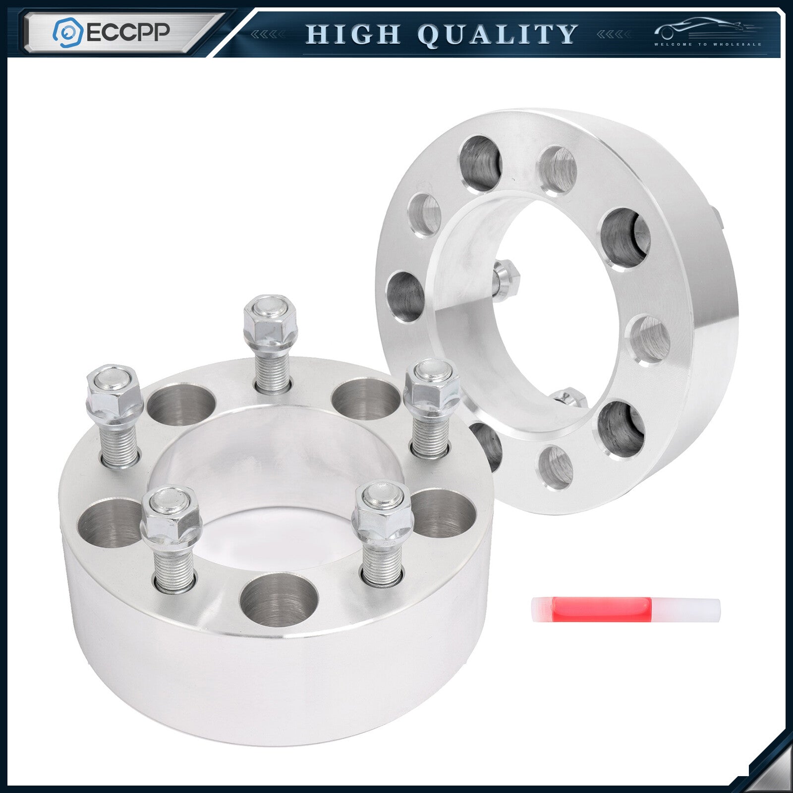 2 Pcs 2" 5x4.5 5x114.3 Wheel Spacers 1/2"x20 For Jeep Wrangler YJ TJ KJ KK ZJ XJ 6B93BC-57