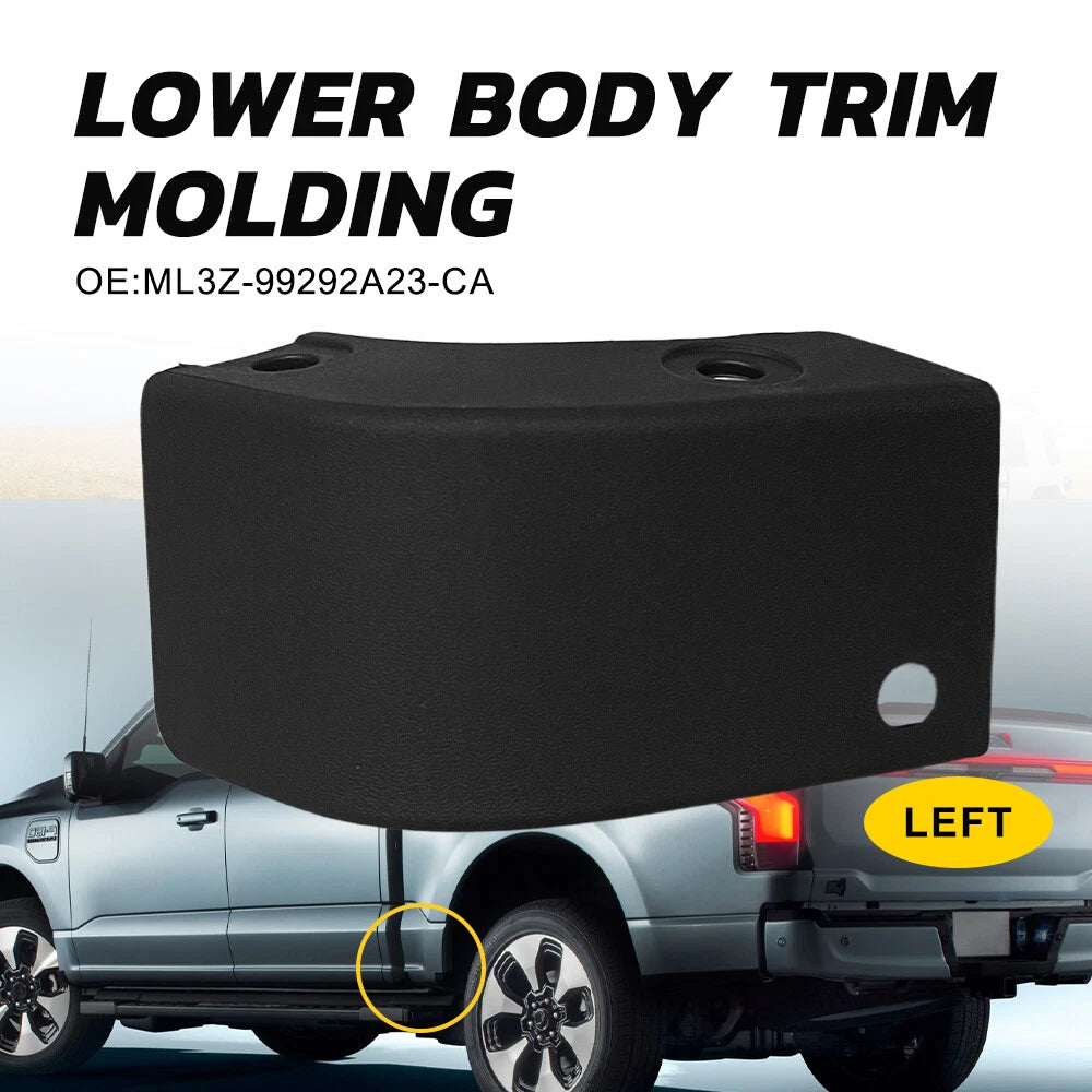 FOR 21 thru 23 F-150 OEM LH/RH Side Stone Rock Guard Rear Trim Molding Kit EOA 6B93BC-57
