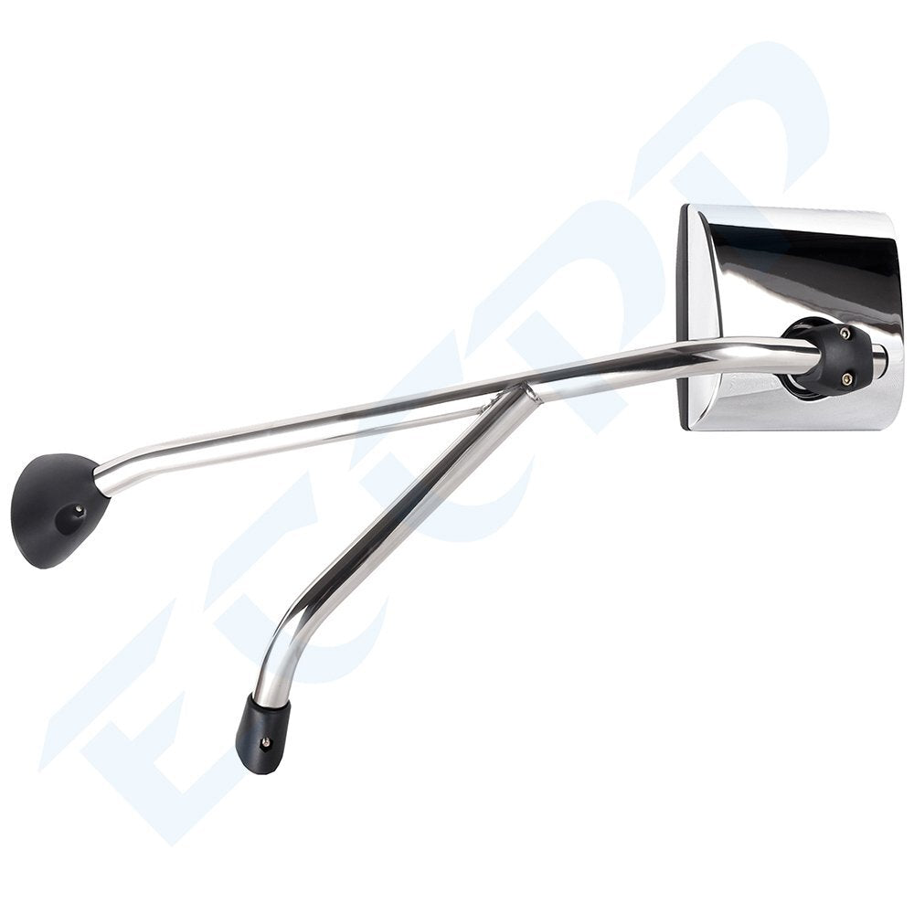 For 2002& International Prostar Chrome Hood Mirror w/Arm Right Passenger Side 6B93BC-57