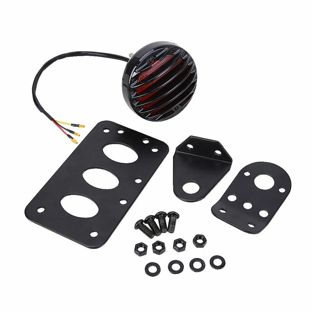 Motorcycle Mount Side & Brake Tail License Plate Bracket Light For Honda Bobber 6B93BC-57
