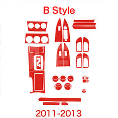 Interior Center Console Carbon Fiber Molding Sticker Decals For Mazda 6 2003-14