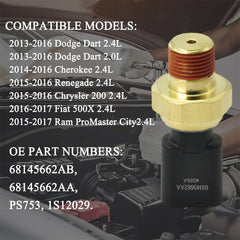 Oil Pressure Sensor 68145662AA For Chrysler 200 2015-2016 Dodge Dart 2013-2016