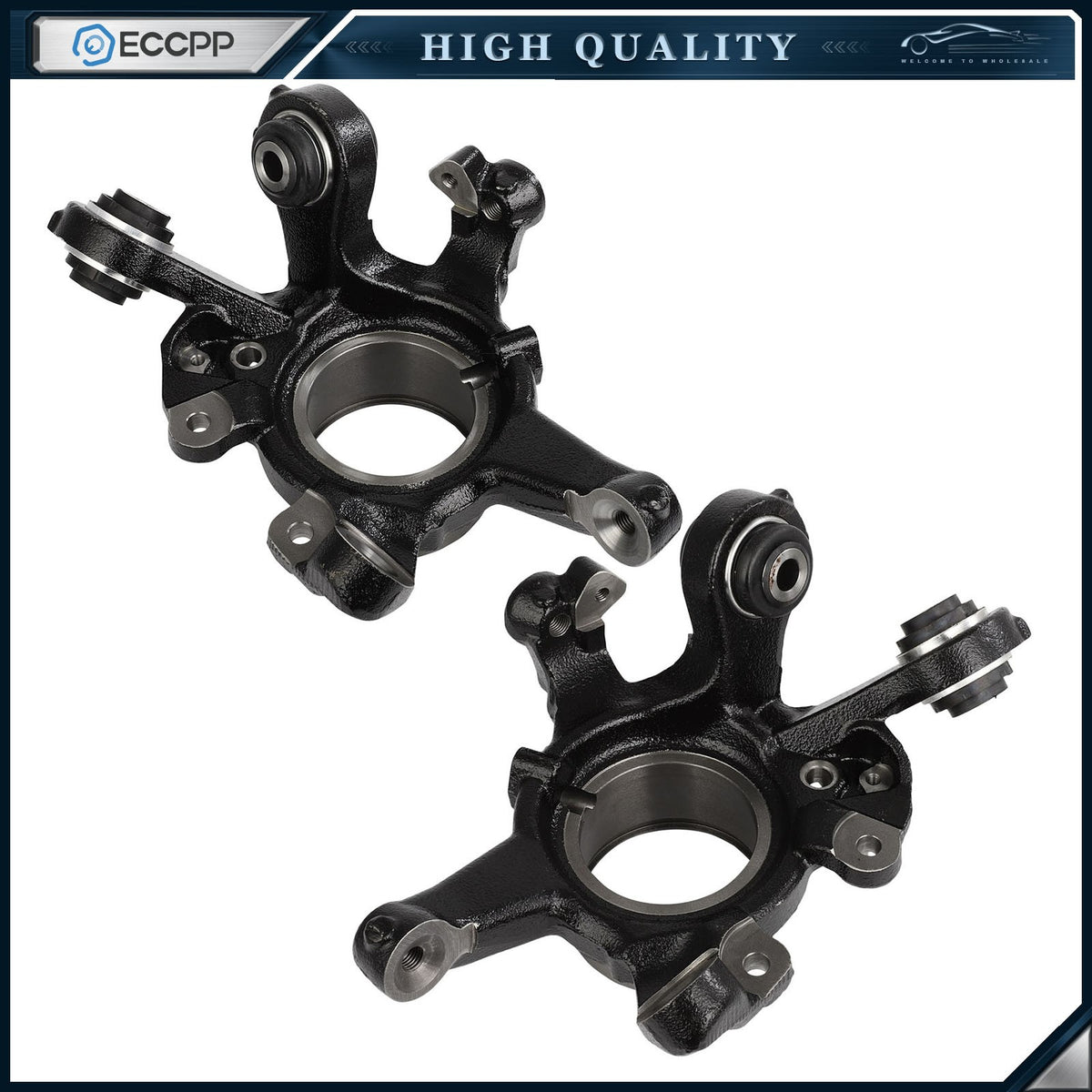 2X Rear Left & Right Steering Knuckles For BMW 328i 328xi 330i 330xi 335i 335xi