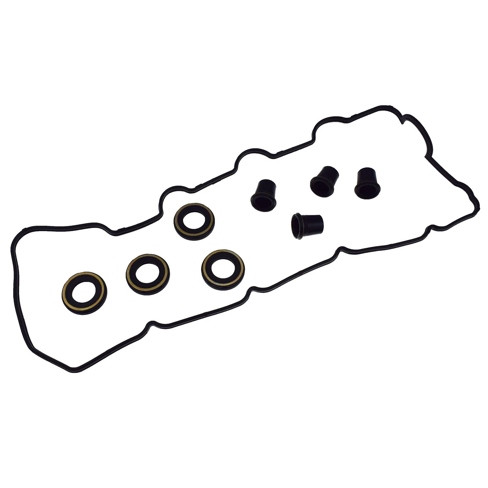 9PCS Fuel Injector Rocker Cover Gasket Seal Kit For Toyota Hilux D4D 1KD-FTV 6B93BC-57