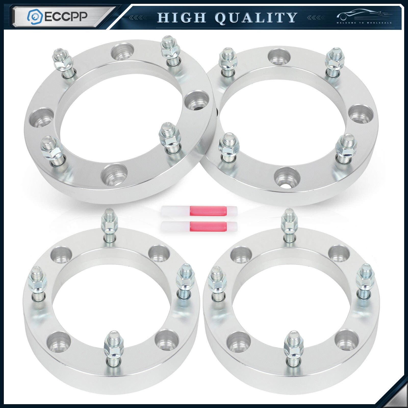4Pcs 1" 4/156 Wheel Spacers 12x1.5 For Polaris RZR XP 1000 RZR 900 General 1000 6B93BC-57