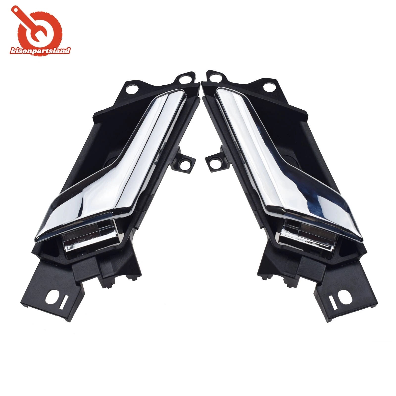 Chrome Inside Door Handles Left Right For 2012-15 Captiva Sport 08-10 Saturn Vue 6B93BC-57