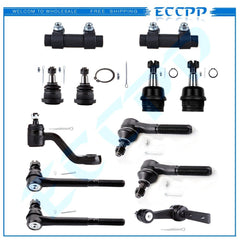 Front Ball Joints Tie Rods Pitman Arm Steering Part For 94-99 Dodge Ram 1500 2WD 6B93BC-57