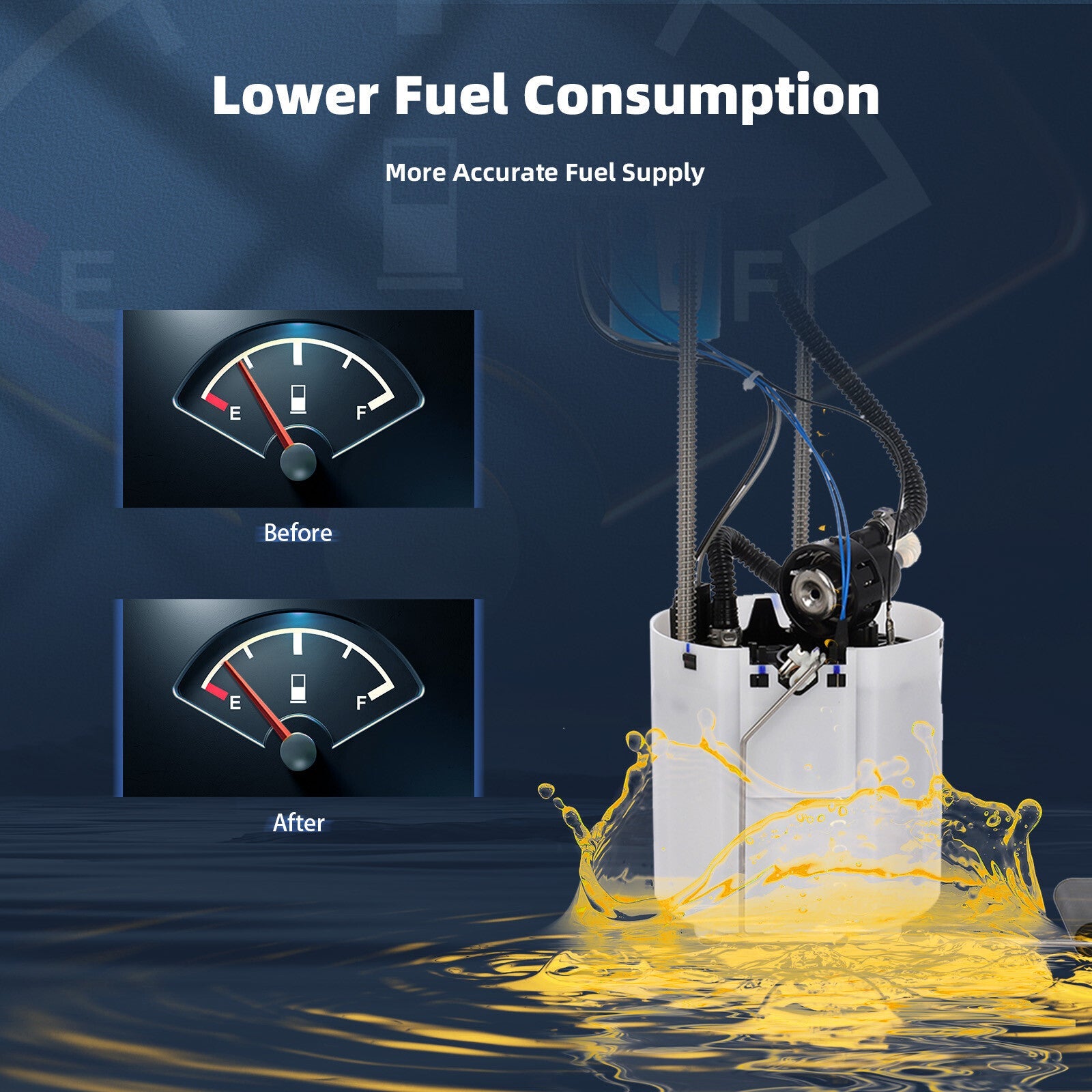For Ford F-150 09-10 4.6L 5.4L 11-14 3.7L 5.0L 6.2L Fuel Pump Assembly 6B93BC-57