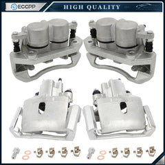 Front Rear Brake Calipers 4Pcs Set For 2011-2018 Ram 1500 18B5055, 18-B4836 6B93BC-57