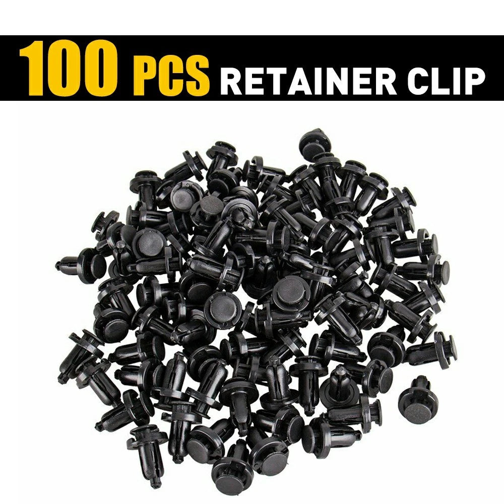 100 PCS Bumper Fender Hood Moulding Garnish Grille Retainer Clip For Honda,Acura 6B93BC-57