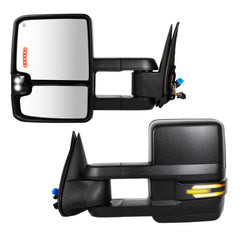 Power Heated Tow Mirrors for 2003-2007 Chevy Silverado Sierra Turn Signal Lights 6B93BC-57