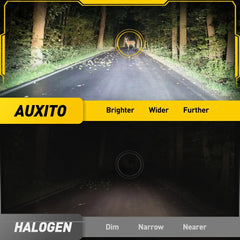AUXITO H11 LED Headlight Kit Low Beam Bulbs Super Bright 6500K White 20000LM 6GA AUXITO