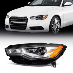 For 2015-2012 Audi A6 S6 HID/Xenon w/Projector Left Side Headlight Assembly 6B93BC-57