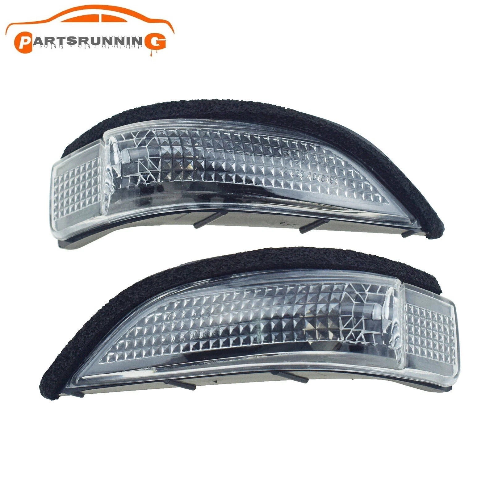 Pair Left Right Mirror LED Turn Signal Indicator Light For Toyota Yaris 2011-19 6B93BC-57