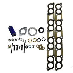 Inlet Manifold Gasket Set & Blue Hose for 2003-2010 Ford Diesel 6.0 6B93BC-57