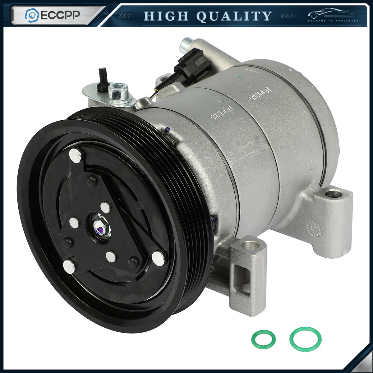 A/C AC Compressor W/ Clutch For Nissan Sentra 1.8 2.0L 2000-2004 2005 2006