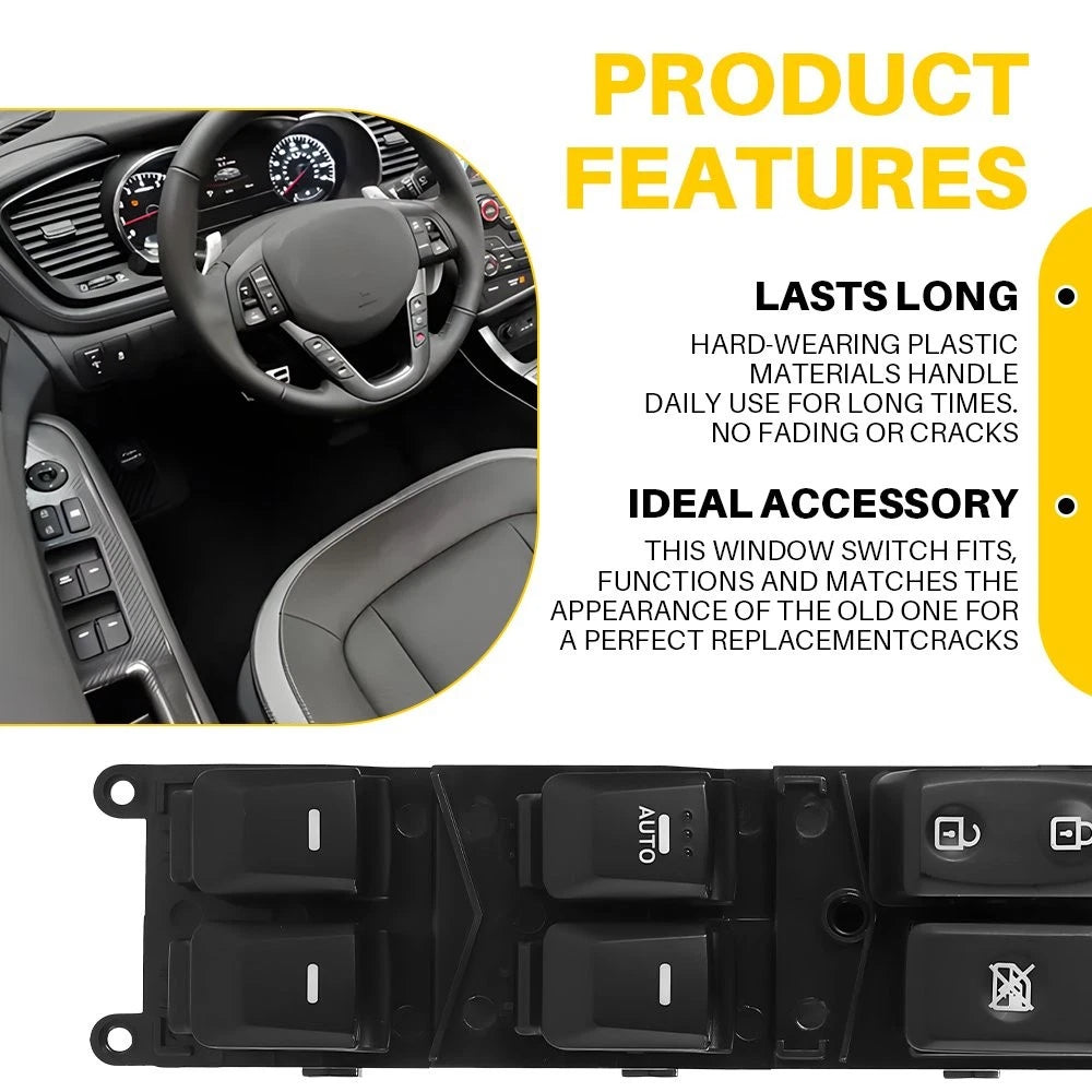 For 2012-2015 Kia Rio Front Left Driver Master Power Window Control Switch EOA 6B93BC-57