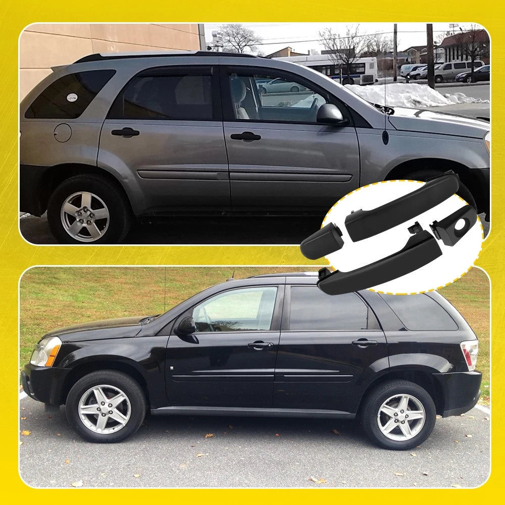 2Pcs Exterior Door Handle Front Left Right for Chevy Equinox 2005 2006-2012 EOA 6B93BC-57