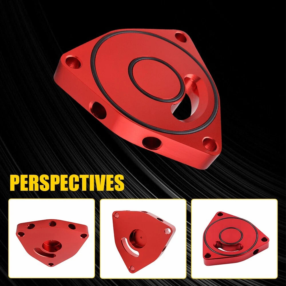 Turbo Blow Off Valve Plate Spacer BOV Fit 2015-2021 Honda Civic Vortex Red EOA 6B93BC-57